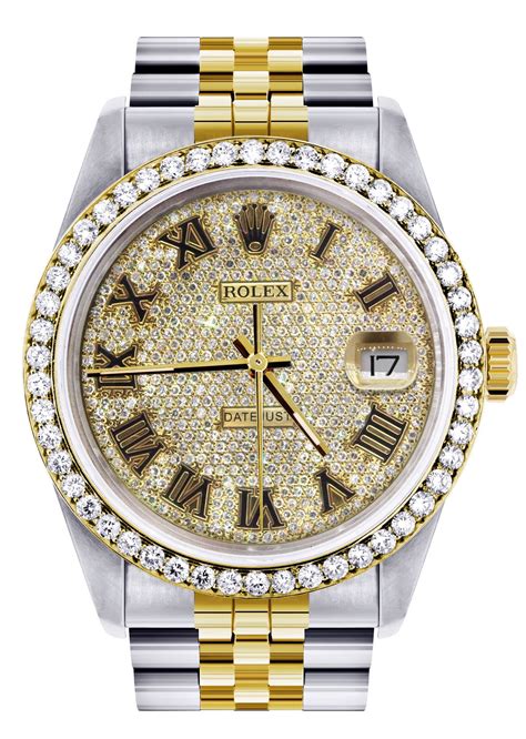 rolex mens diamond watches